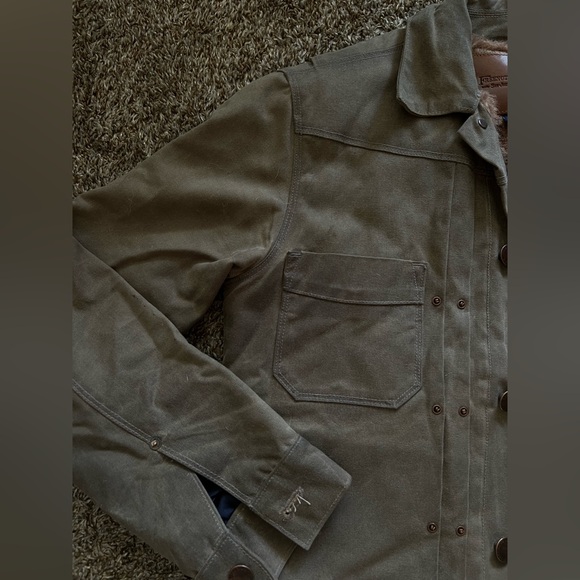 Freenote Cloth San Juan Capistrano Riders jacket waxed canvas tobacco Men Small - Picture 4 of 14